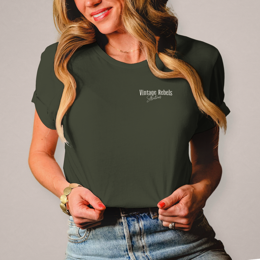 T-Shirt " RIDE " Brust- & Rückendruck