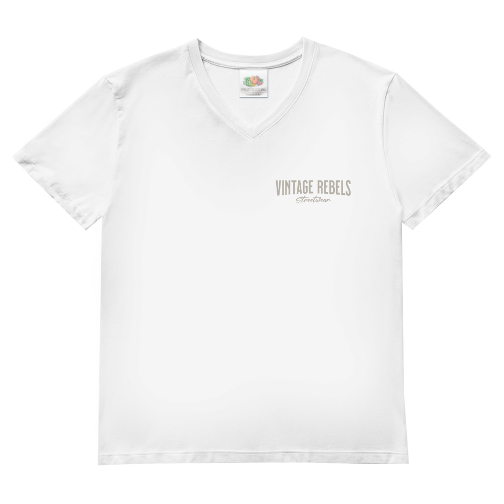 T-Shirt  Herren V- Neck " RIDE " Brust- & Rückendruck