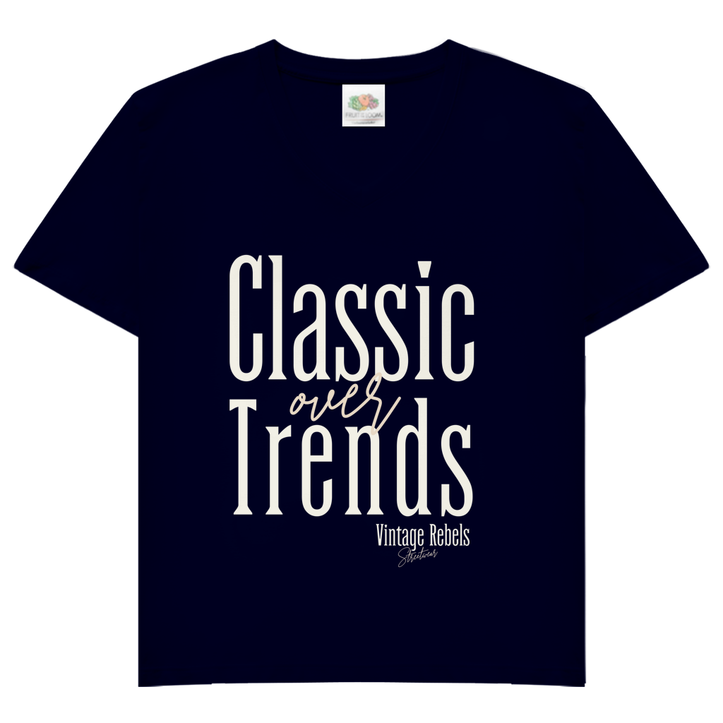 T-Shirt "Classic over Trends" V-Neck