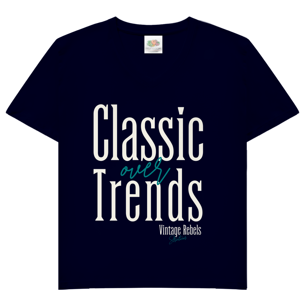 T-Shirt "Classic over Trends" V-Neck