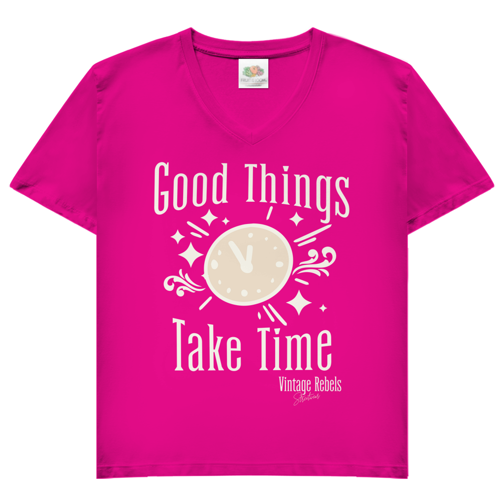 T-Shirt "Good Things"  V-Neck