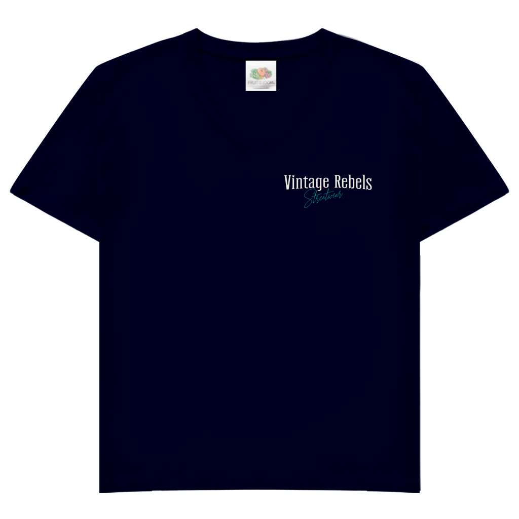 T-Shirt "Good Things" V-Neck Brust & Rückendruck