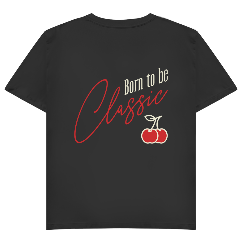 T-Shirt " Born to be Classic" V- Neck Brust-& Rückendruck