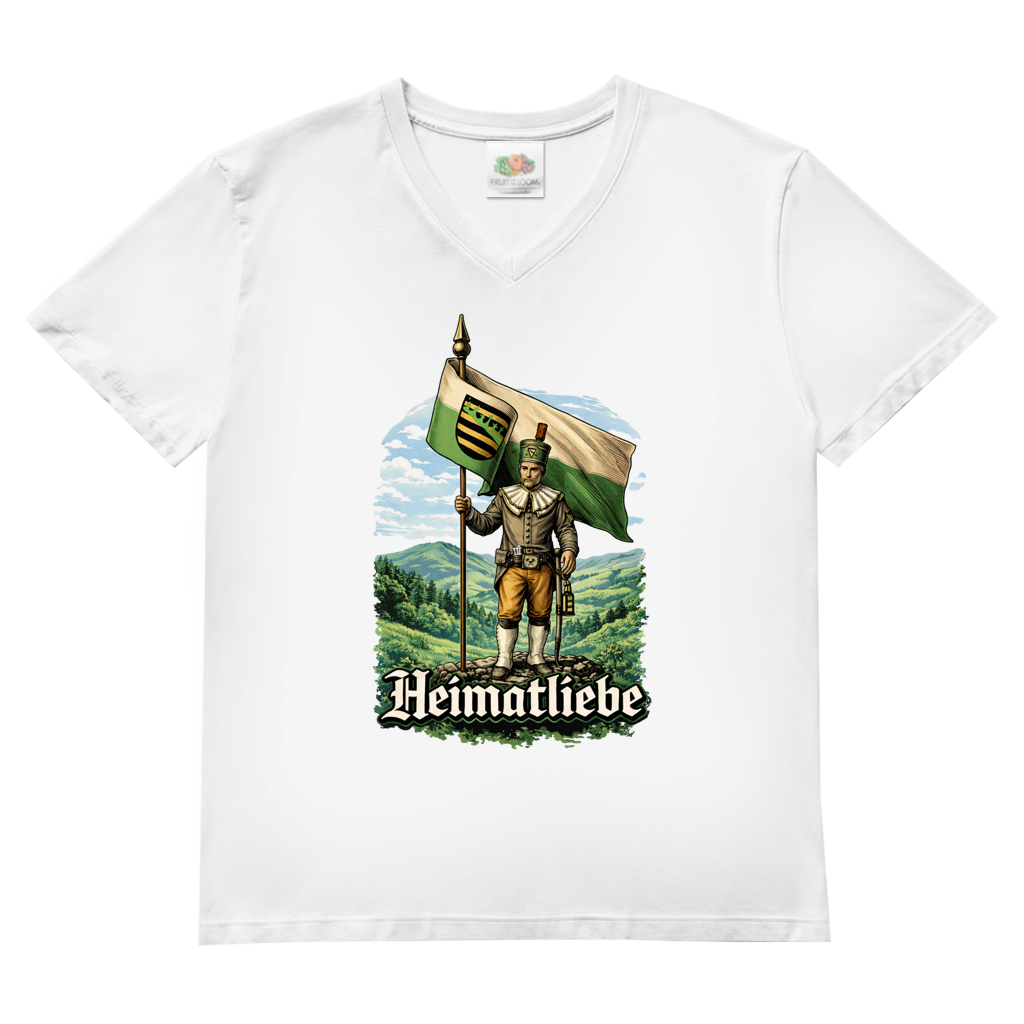 T-Shirt "Heimatliebe"  V-Neck