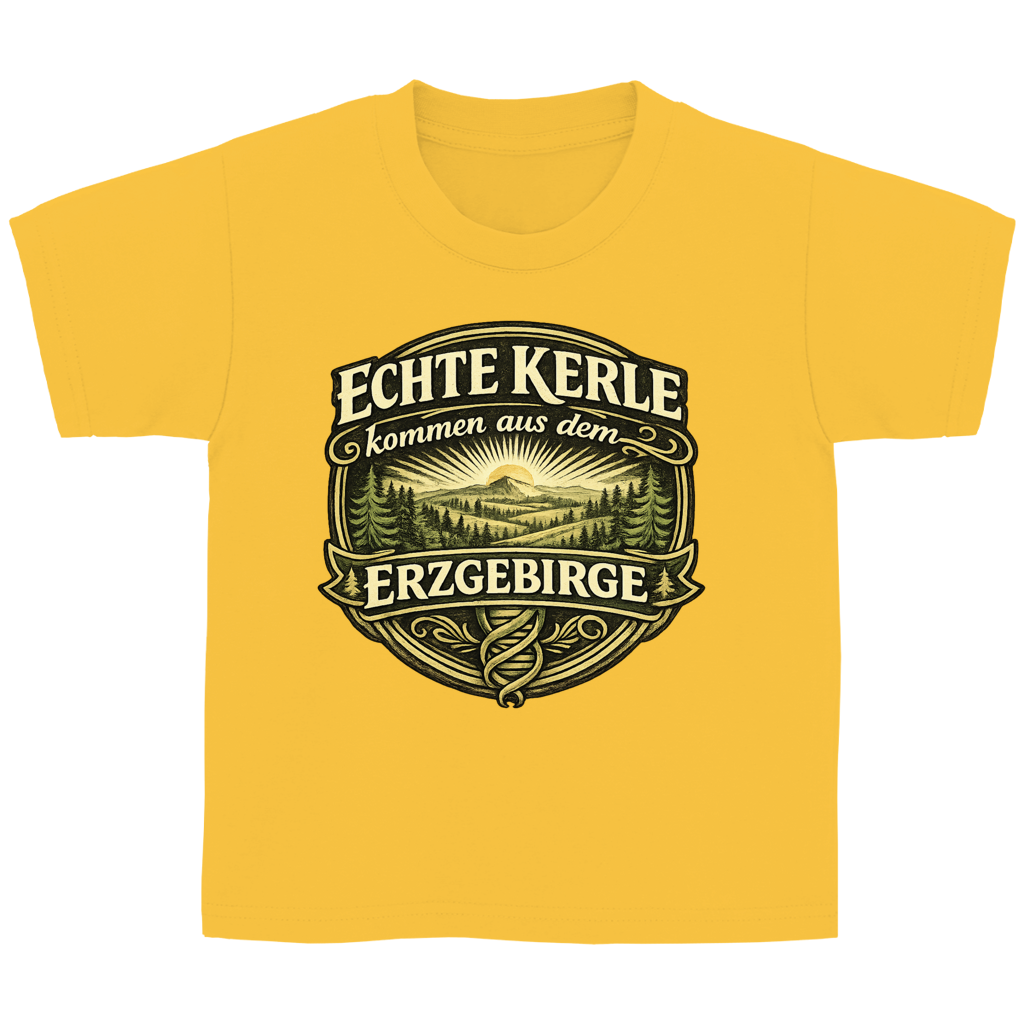 T-Shirt "Echte Kerle kommen aus dem Erzgebirge"