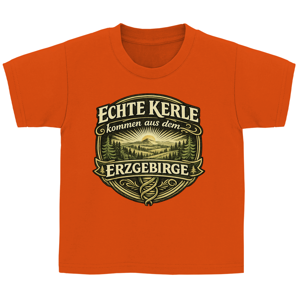 T-Shirt "Echte Kerle kommen aus dem Erzgebirge"
