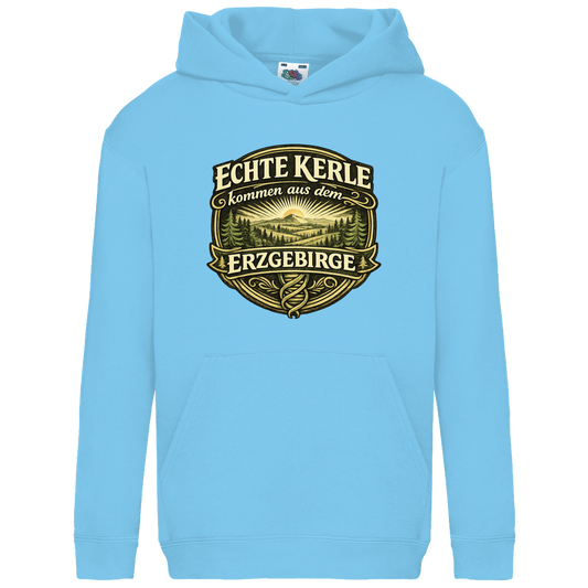 Hoodie "Echte Kerle kommen aus dem Erzgebirge" | Kinder