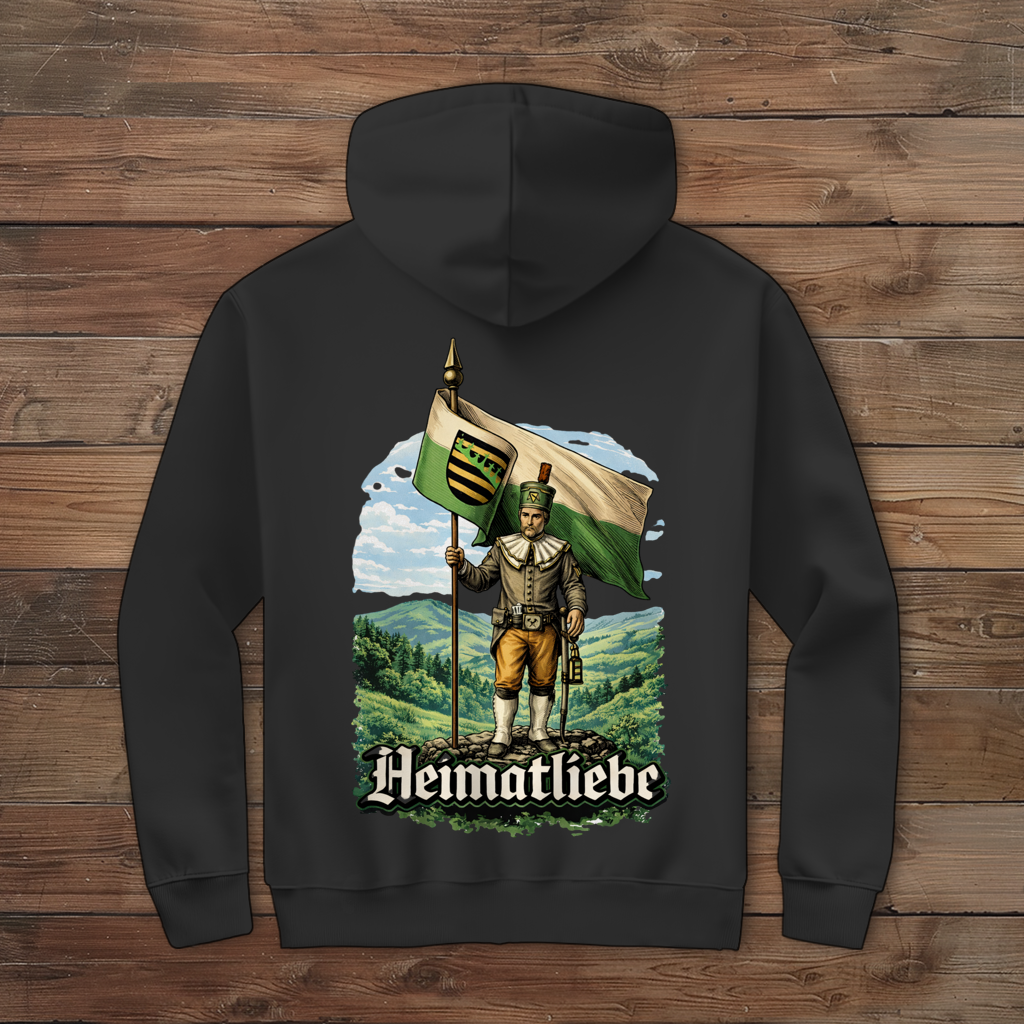 Zipper Hoodie "Heimatliebe" | Männer