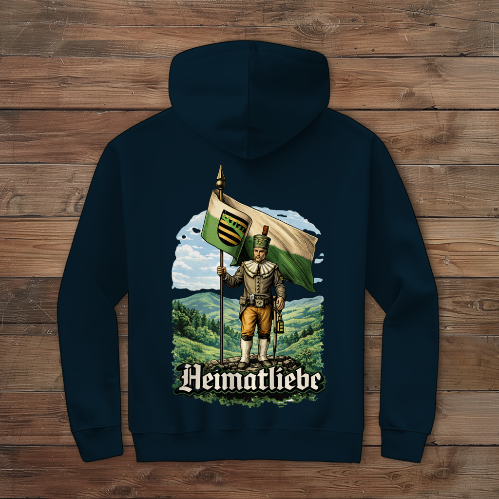 Zipper Hoodie "Heimatliebe" | Männer