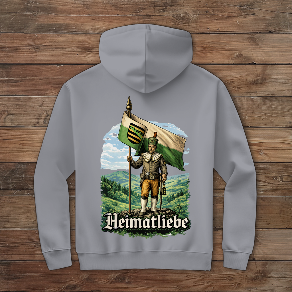 Zipper Hoodie "Heimatliebe" | Männer