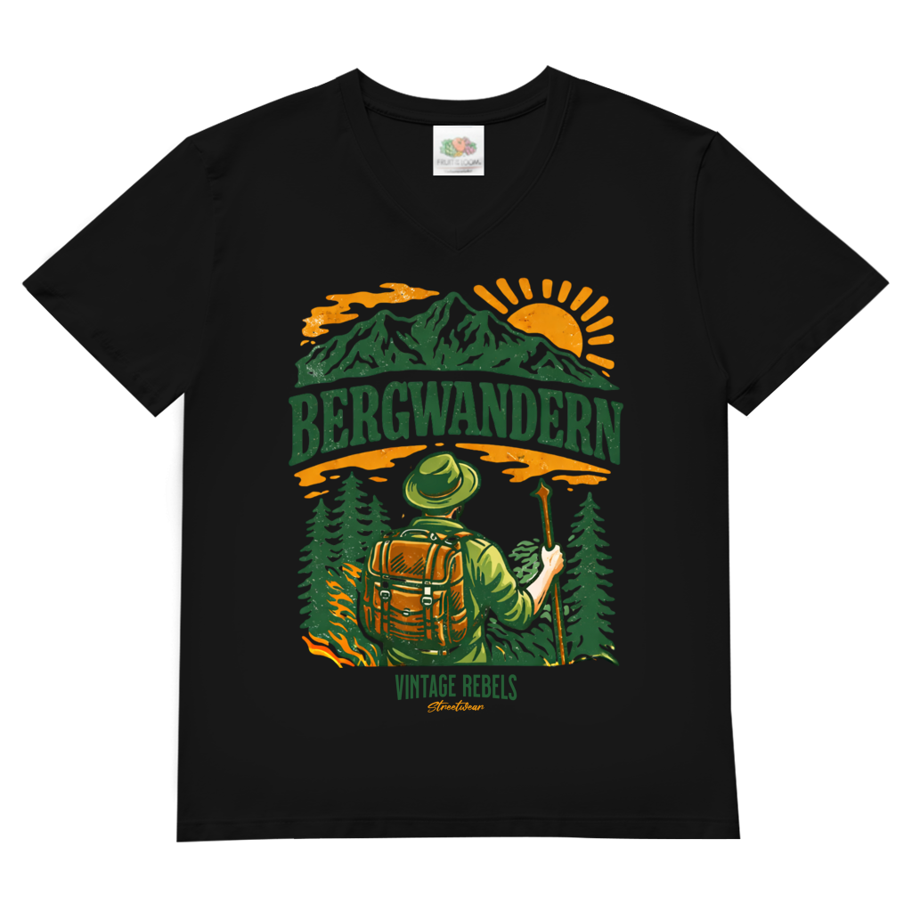 T-Shirt "Bergwandern" V-Neck