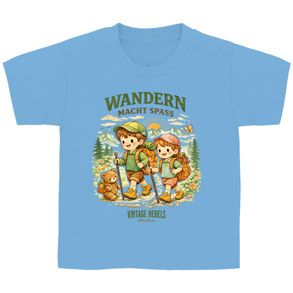 T-Shirt "wandern macht Spaß" für Junge oder Mädchen