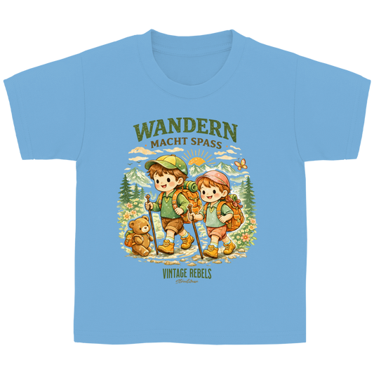 T-Shirt "wandern macht Spaß" für Junge oder Mädchen