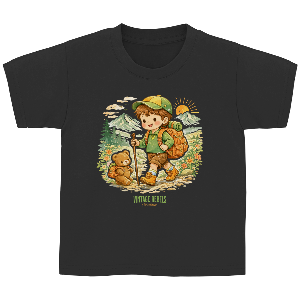 T-Shirt "wandern" für Junge und Mädchen