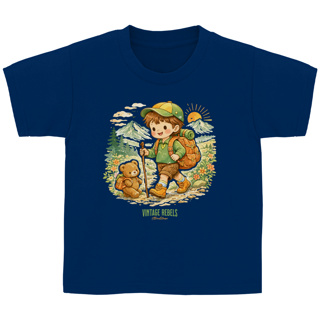 T-Shirt "wandern" für Junge und Mädchen