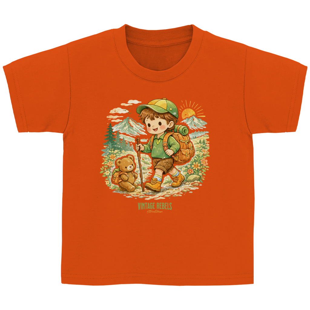 T-Shirt "wandern" für Junge und Mädchen