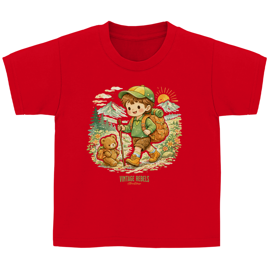 T-Shirt "wandern" für Junge und Mädchen