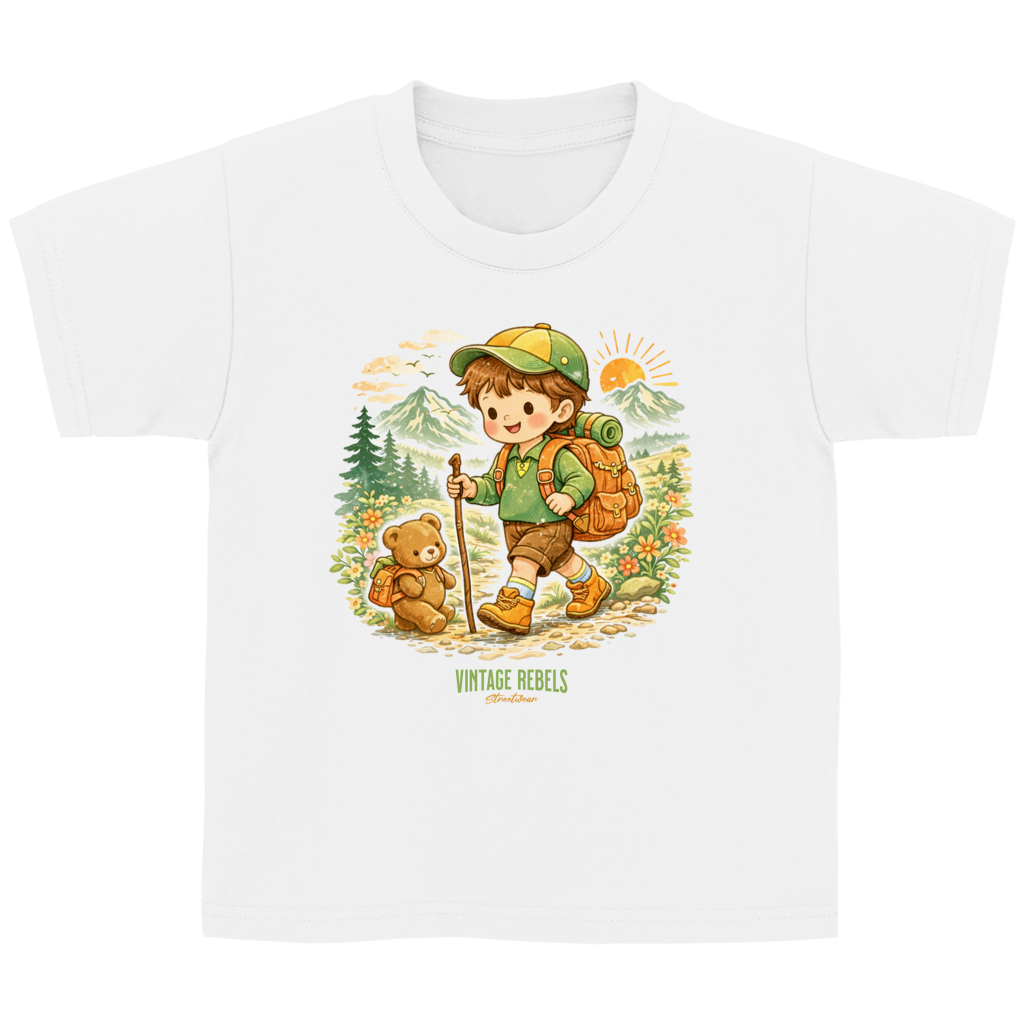 T-Shirt "wandern" für Junge und Mädchen