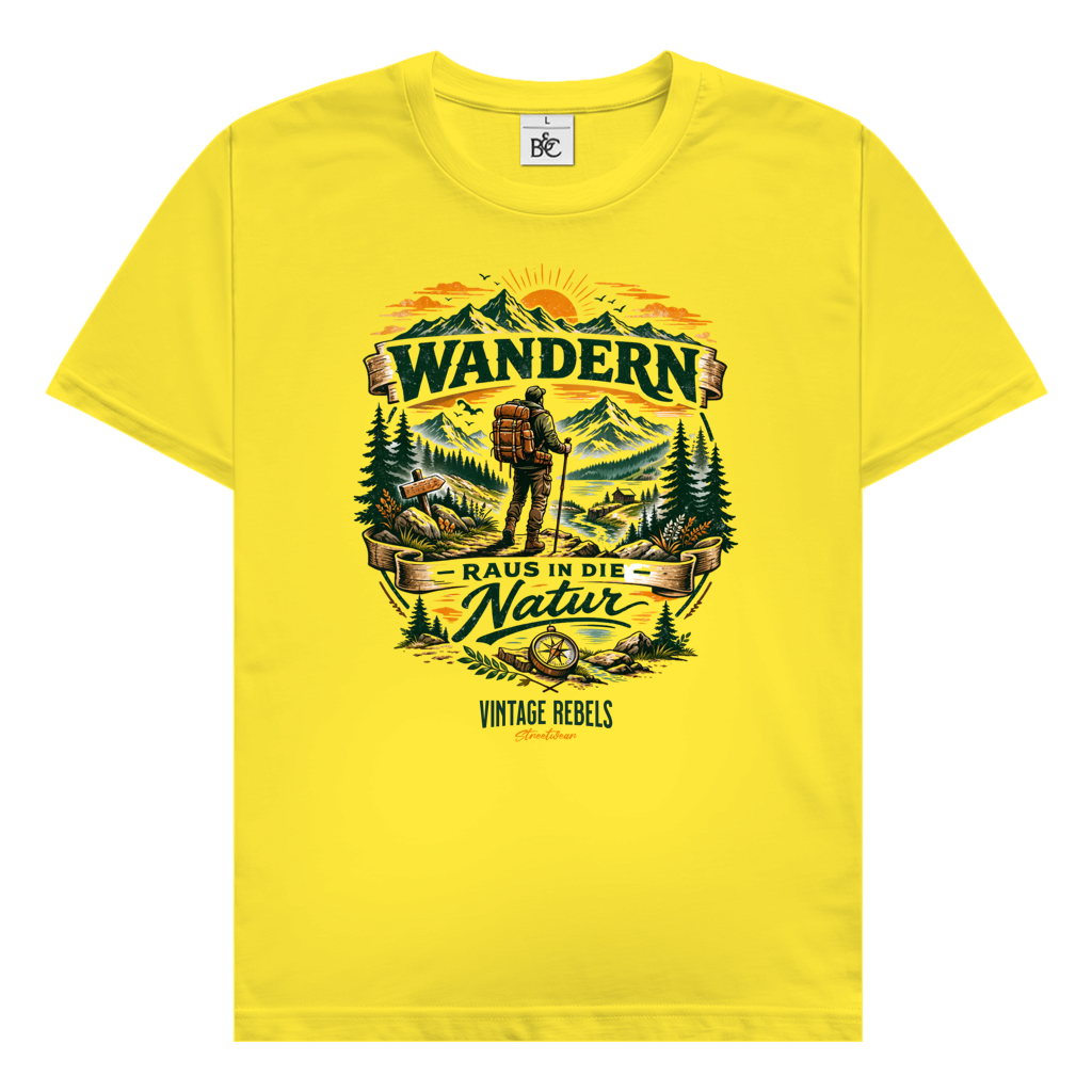 T-Shirt "raus in die Natur"