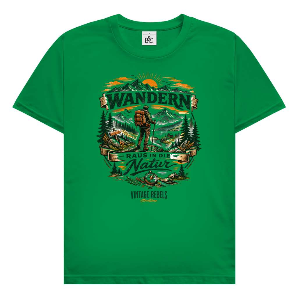 T-Shirt "raus in die Natur"