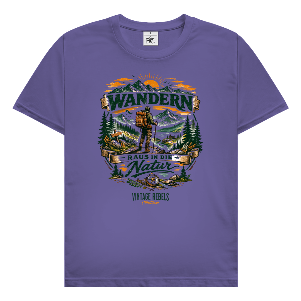 T-Shirt "raus in die Natur"