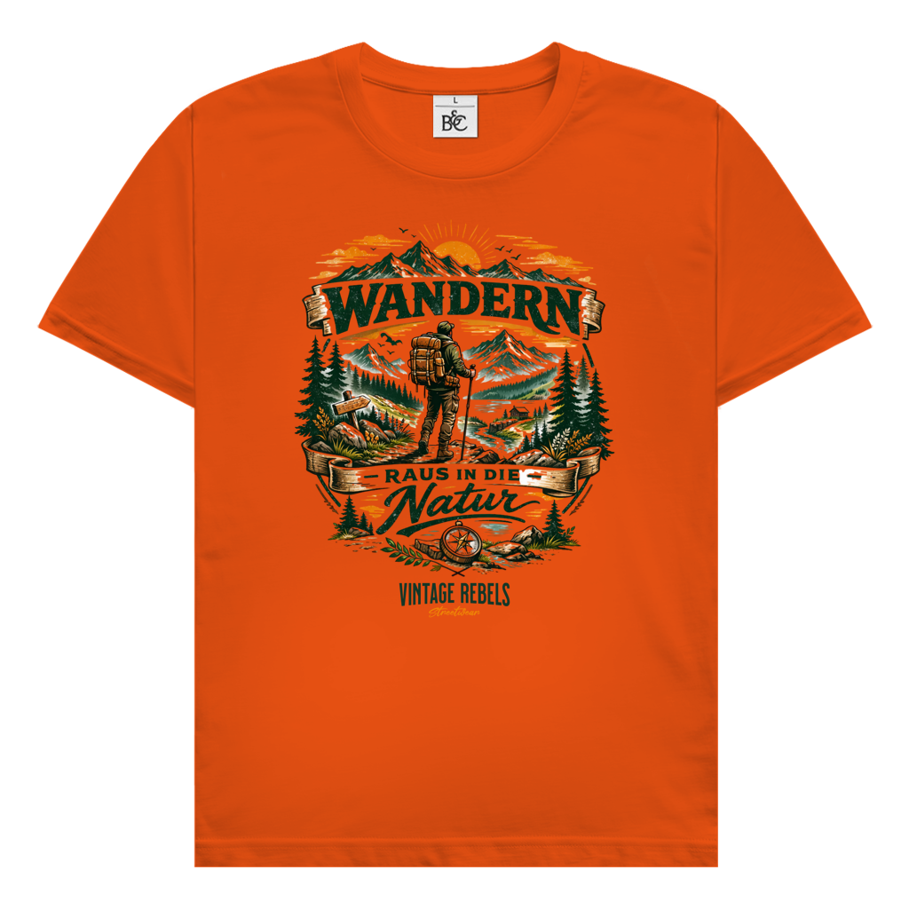 T-Shirt "raus in die Natur"