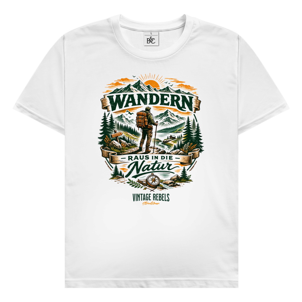 T-Shirt "raus in die Natur"