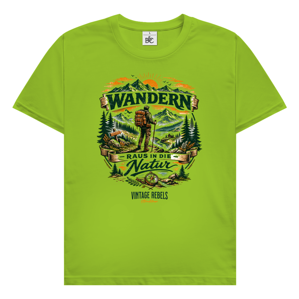 T-Shirt "raus in die Natur"