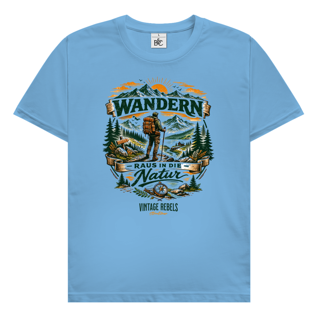 T-Shirt "raus in die Natur"