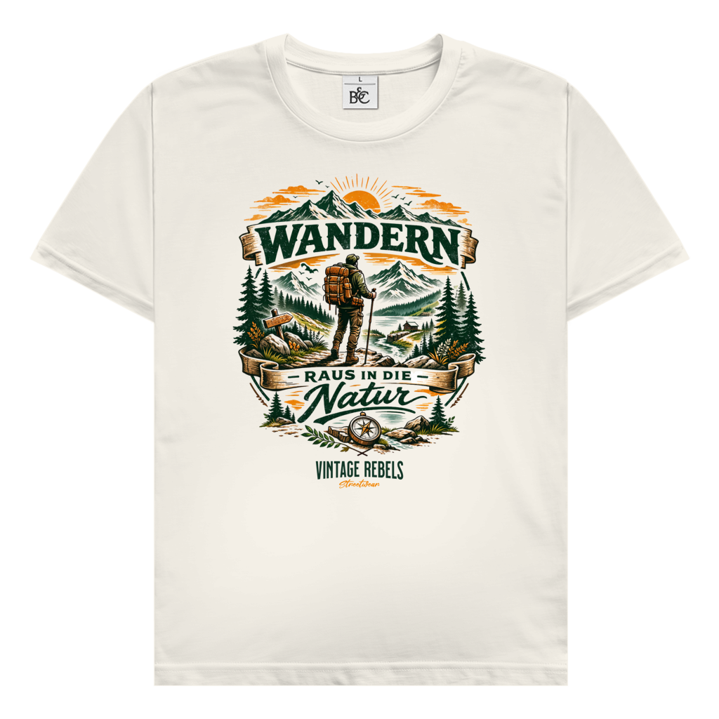 T-Shirt "raus in die Natur"