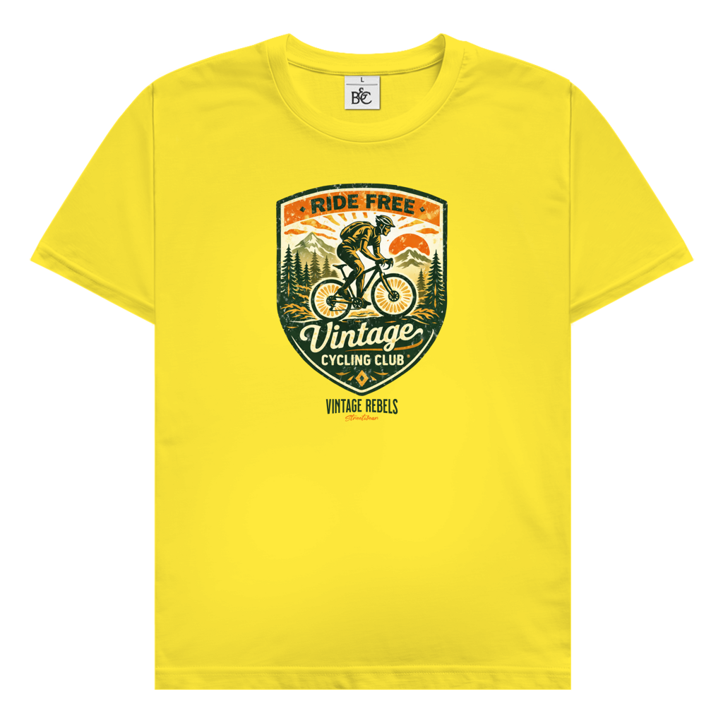 Herren T-Shirt Cycling Club Männer