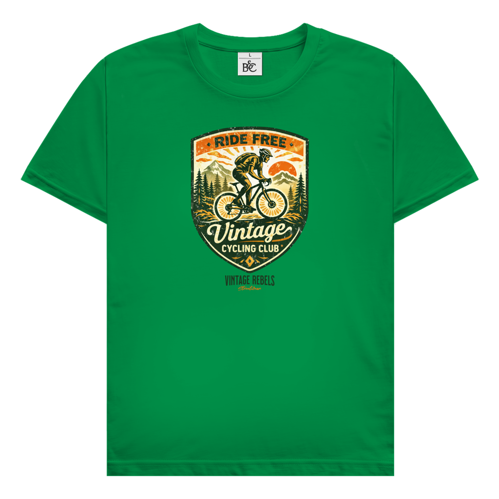 Herren T-Shirt Cycling Club Männer