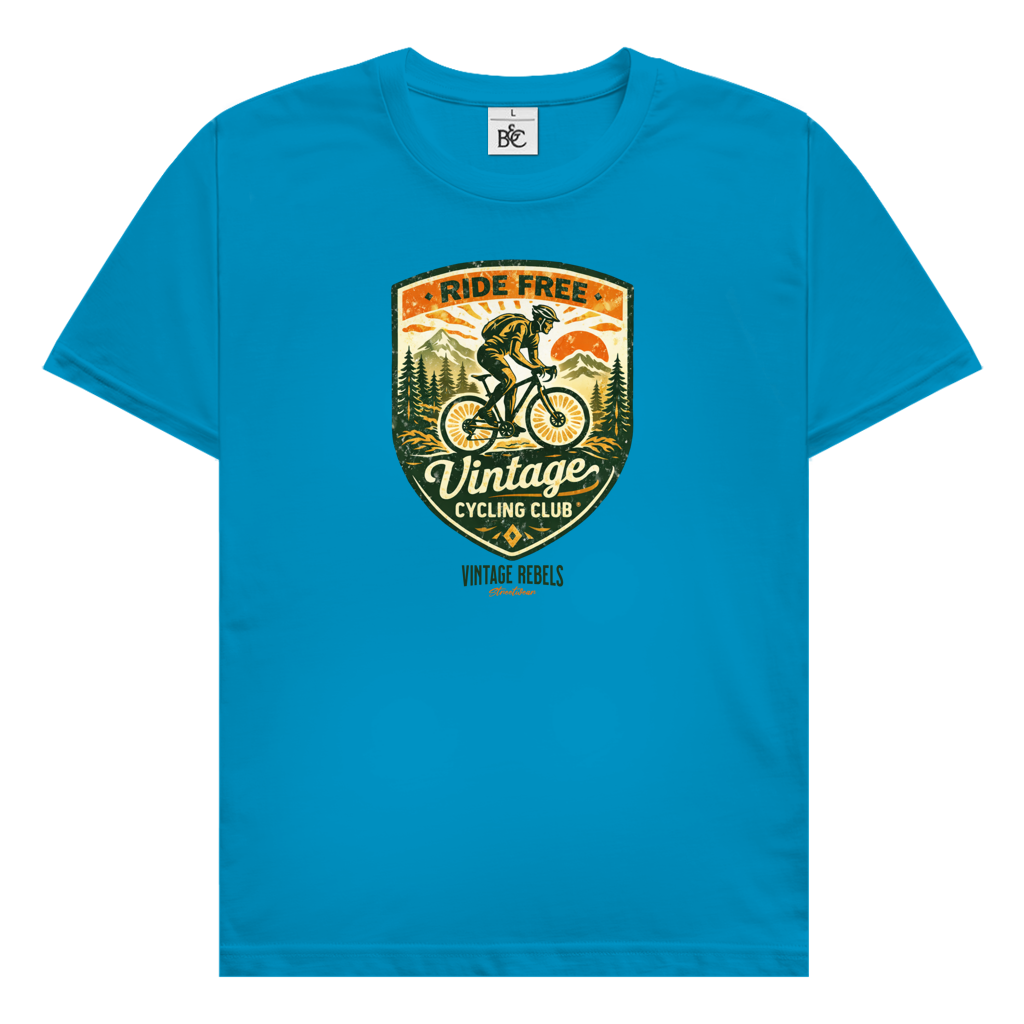 Herren T-Shirt Cycling Club Männer