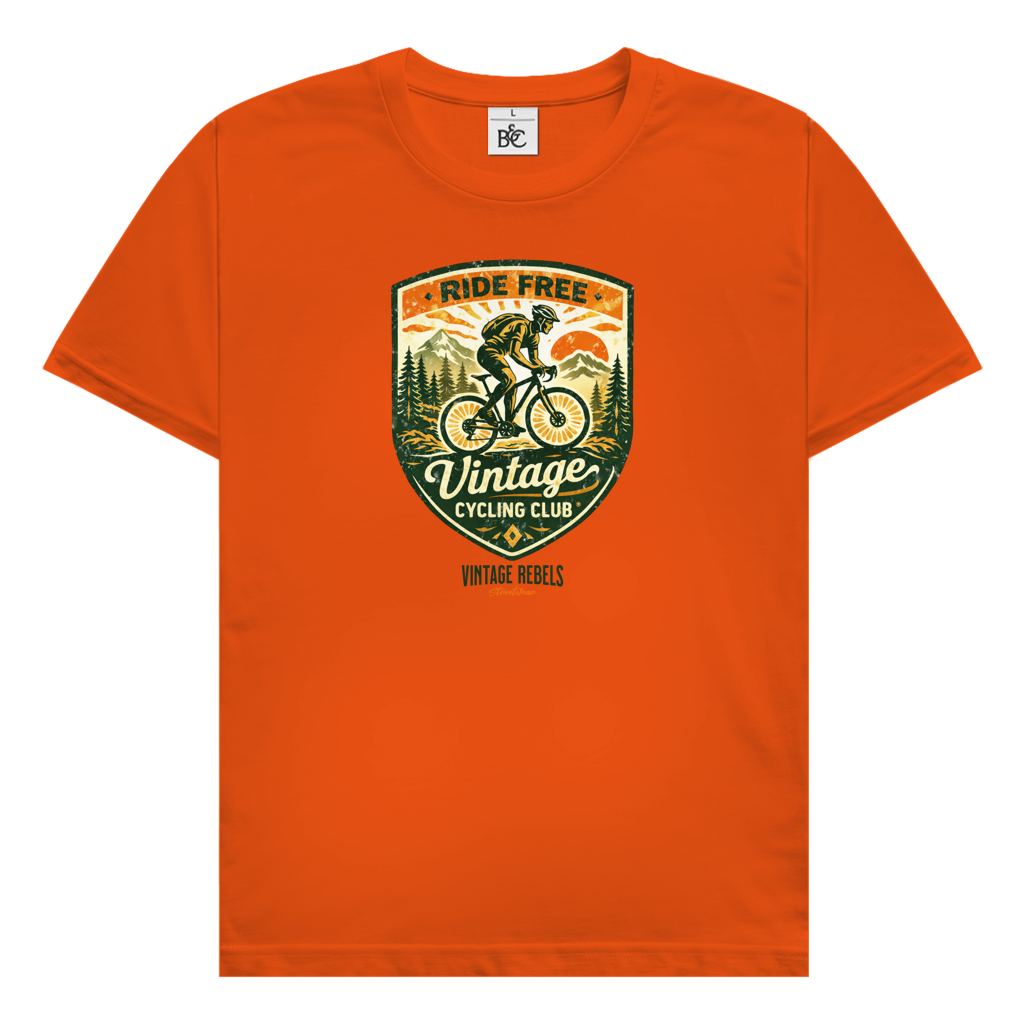 Herren T-Shirt Cycling Club Männer