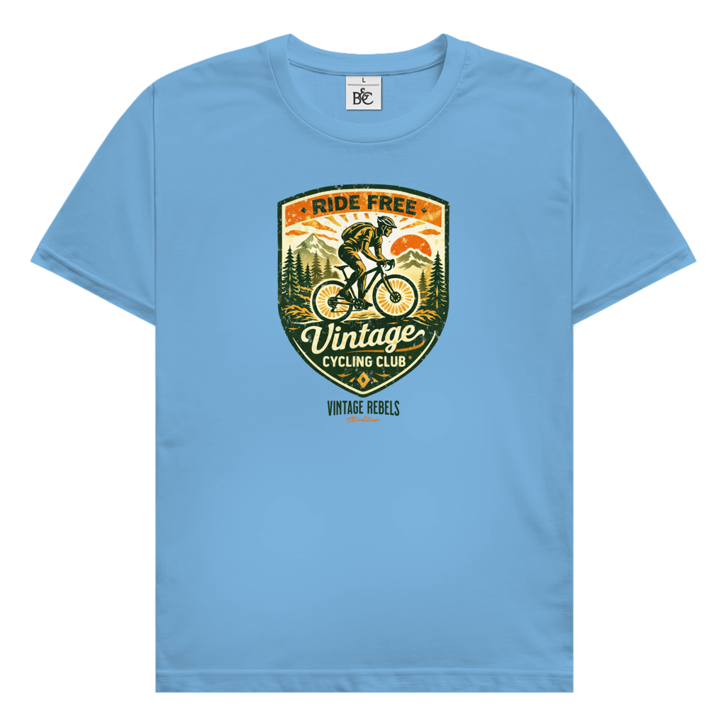 Herren T-Shirt Cycling Club Männer