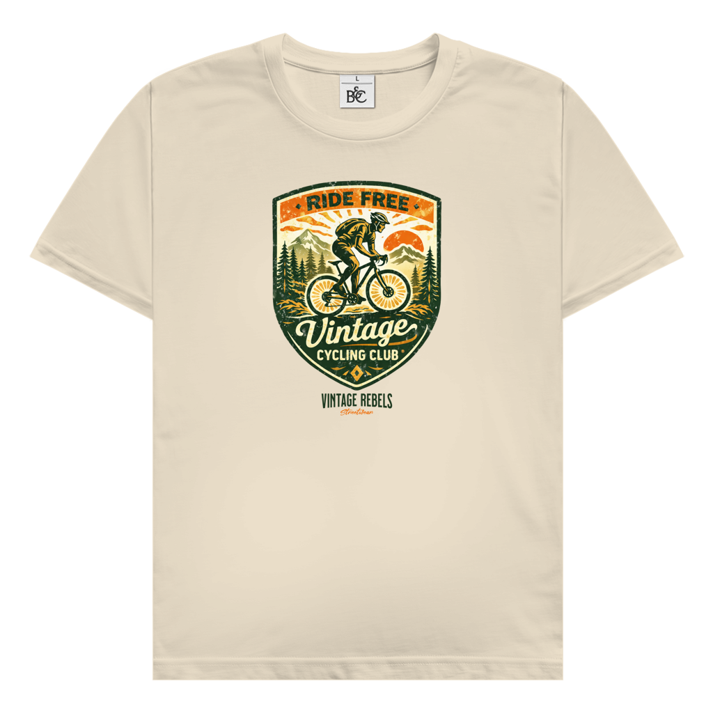 Herren T-Shirt Cycling Club Männer