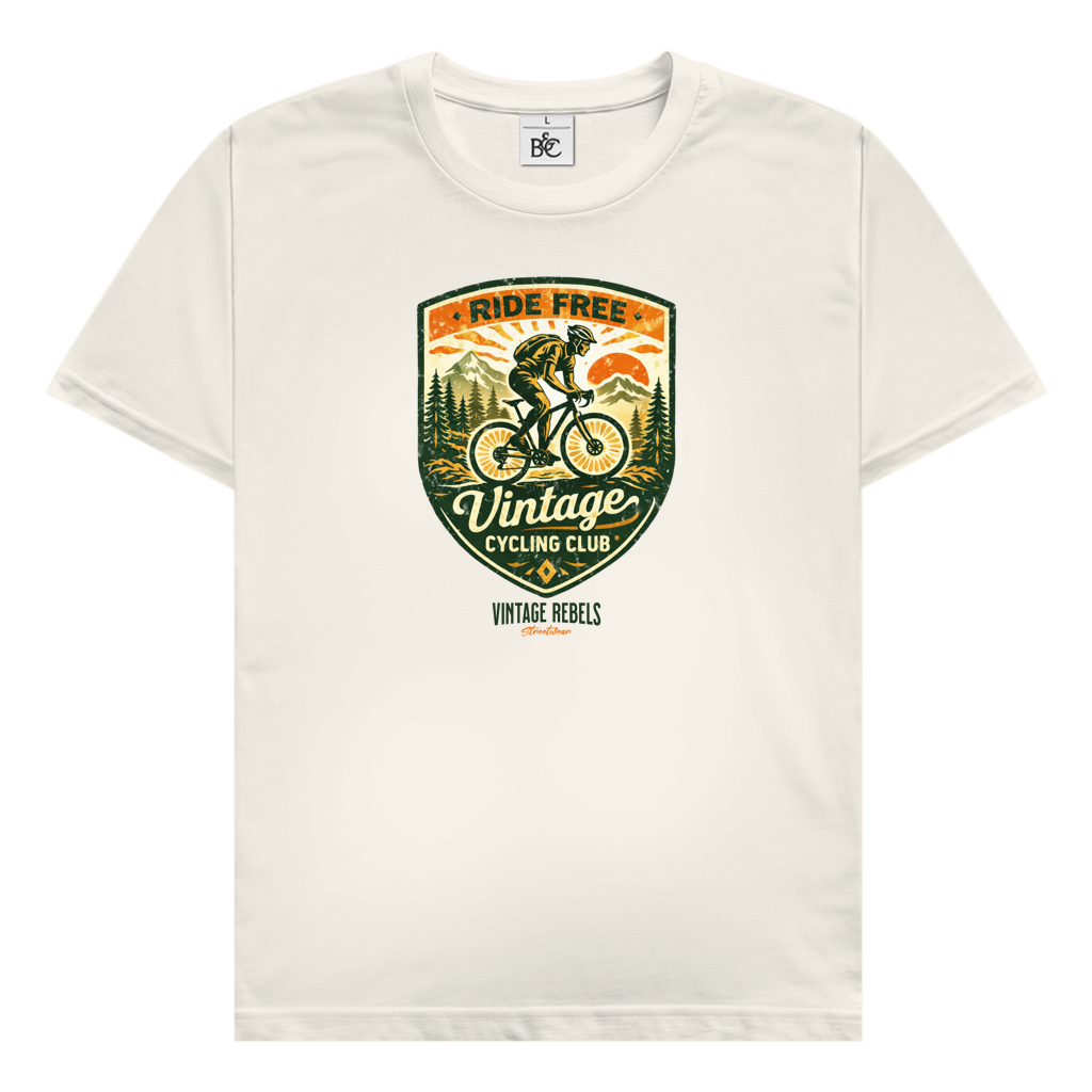 Herren T-Shirt Cycling Club Männer
