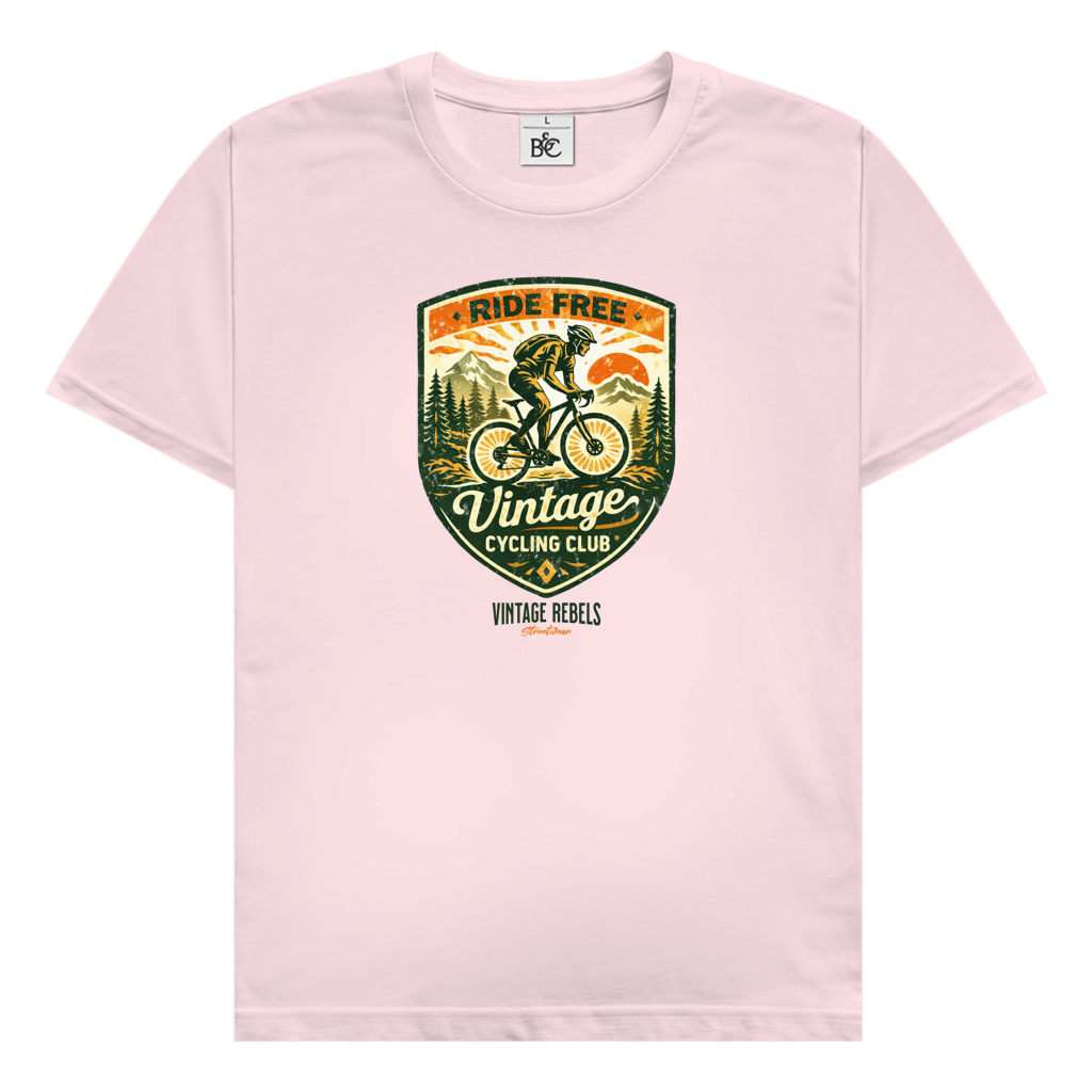 Herren T-Shirt Cycling Club Männer