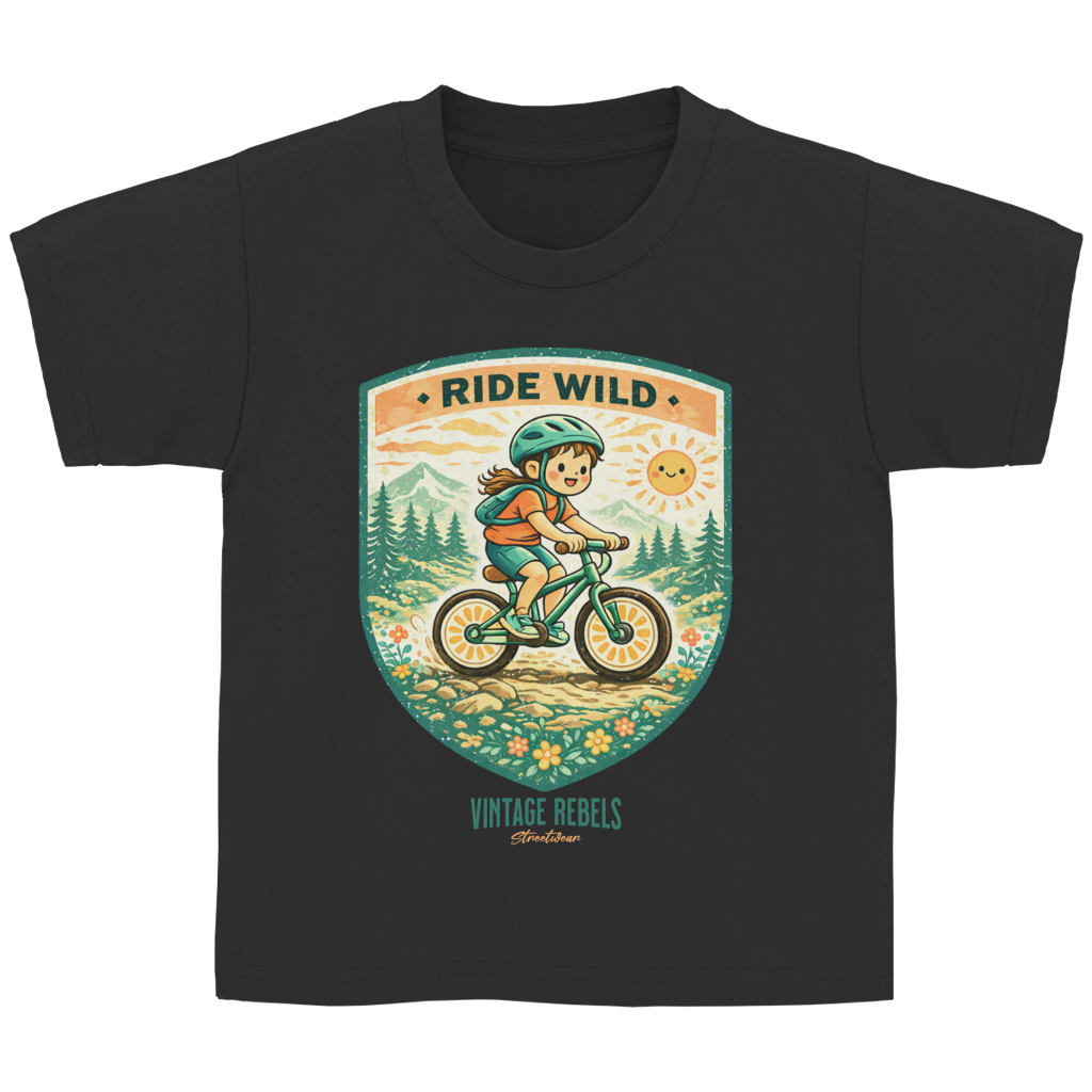 T-Shirt "Ride Wild" für Jungen und Mädchen