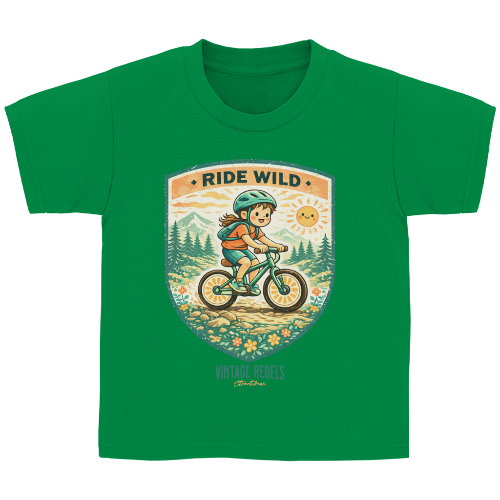 T-Shirt "Ride Wild" für Jungen und Mädchen