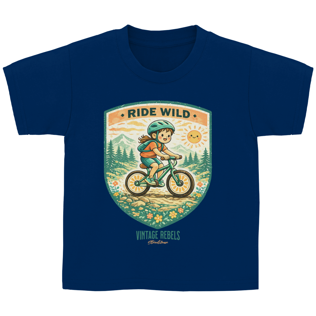 T-Shirt "Ride Wild" für Jungen und Mädchen