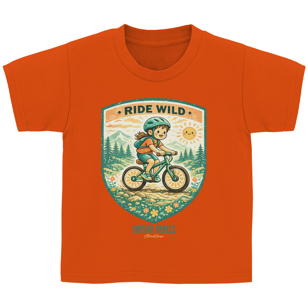 T-Shirt "Ride Wild" für Jungen und Mädchen