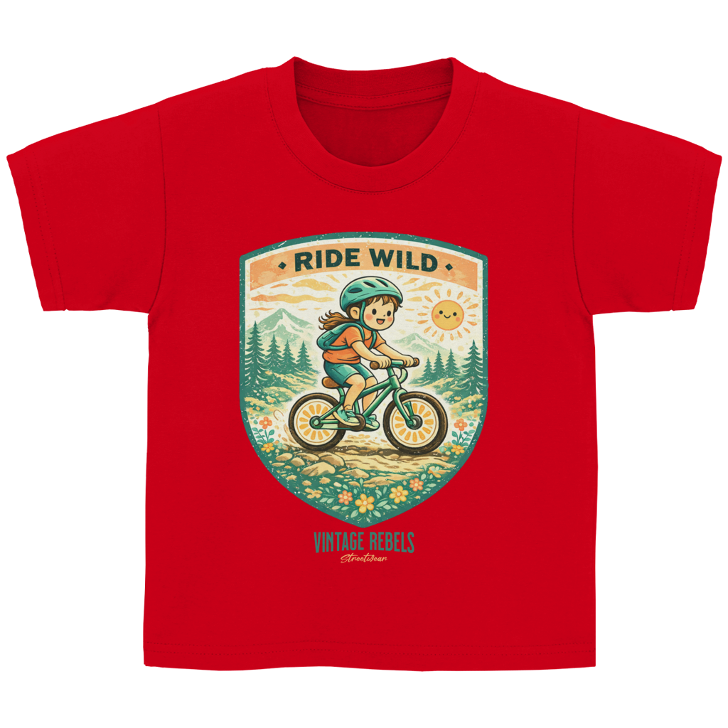 T-Shirt "Ride Wild" für Jungen und Mädchen
