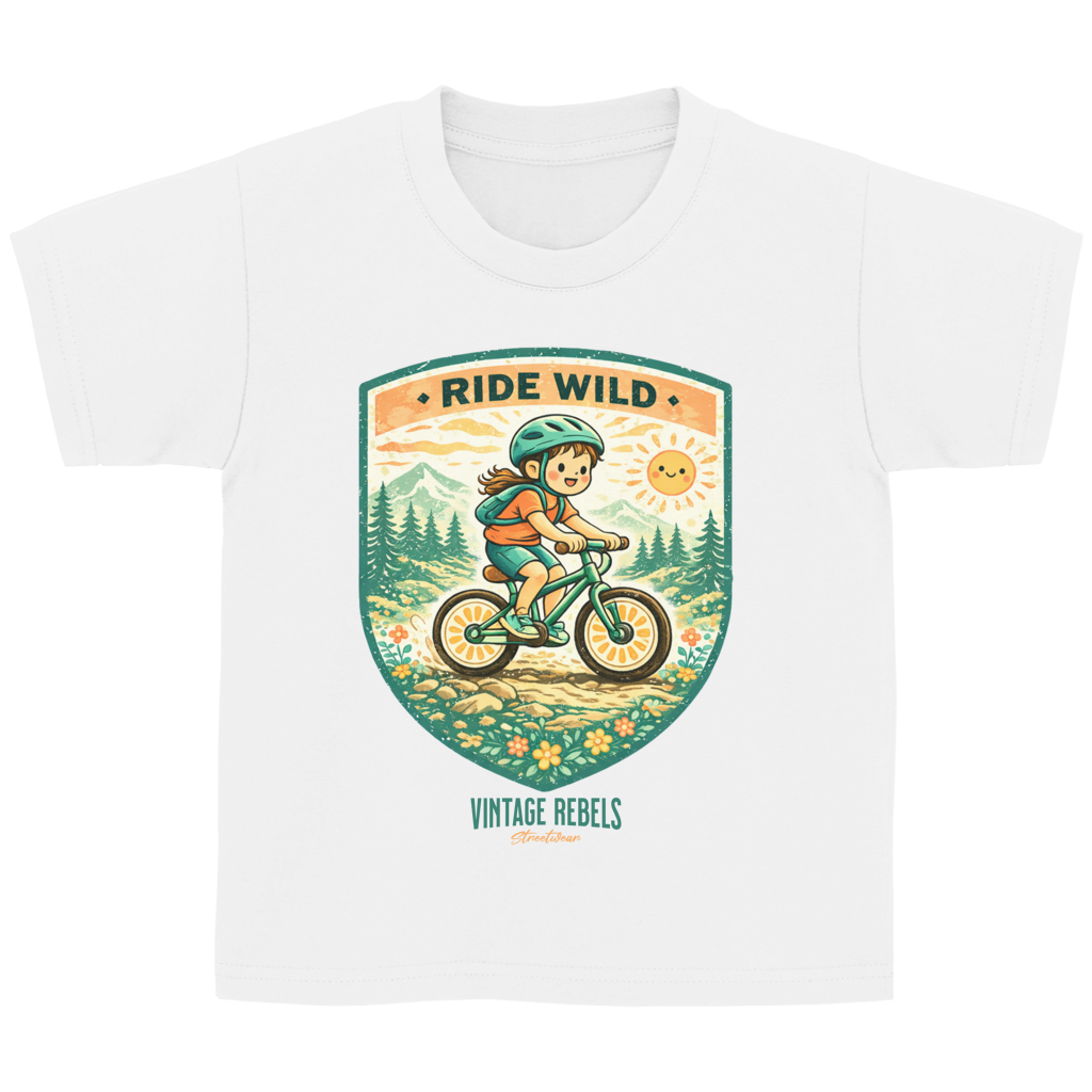 T-Shirt "Ride Wild" für Jungen und Mädchen