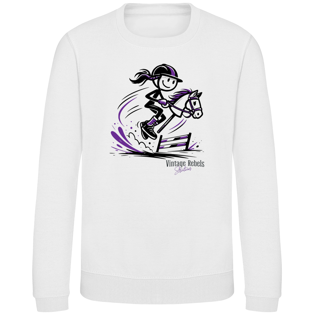 Sweatshirt" Hobbyhorsing" für Mädchen