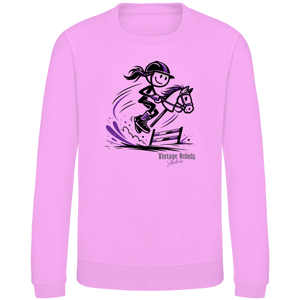 Sweatshirt" Hobbyhorsing" für Mädchen