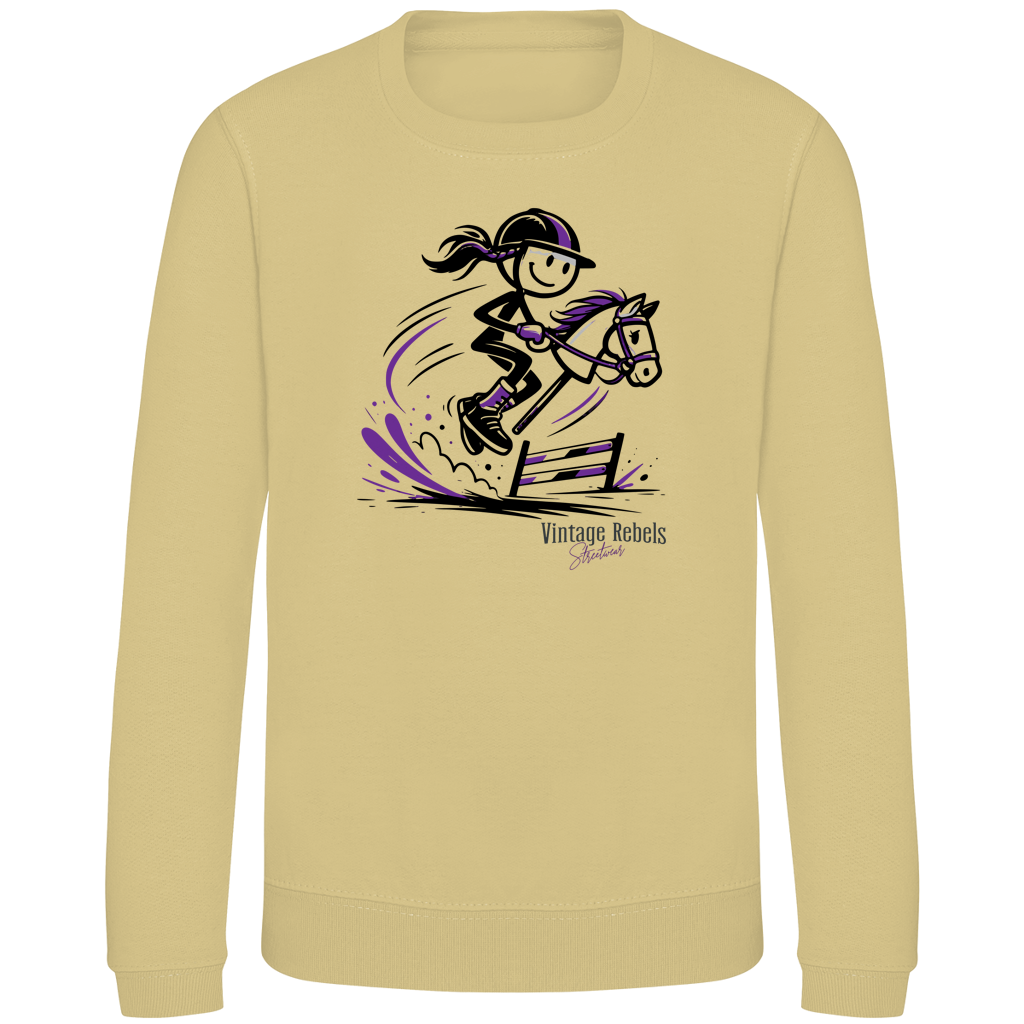 Sweatshirt" Hobbyhorsing" für Mädchen