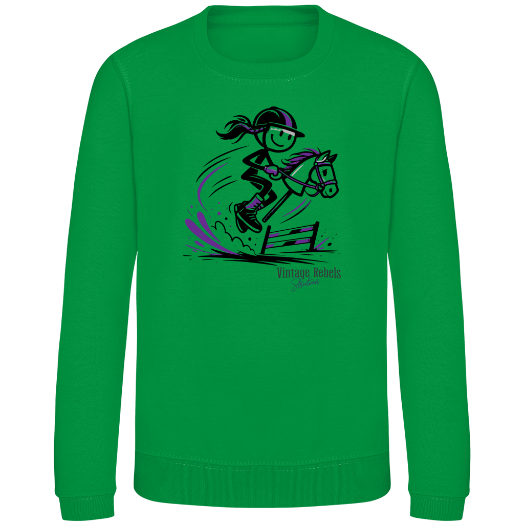 Sweatshirt" Hobbyhorsing" für Mädchen