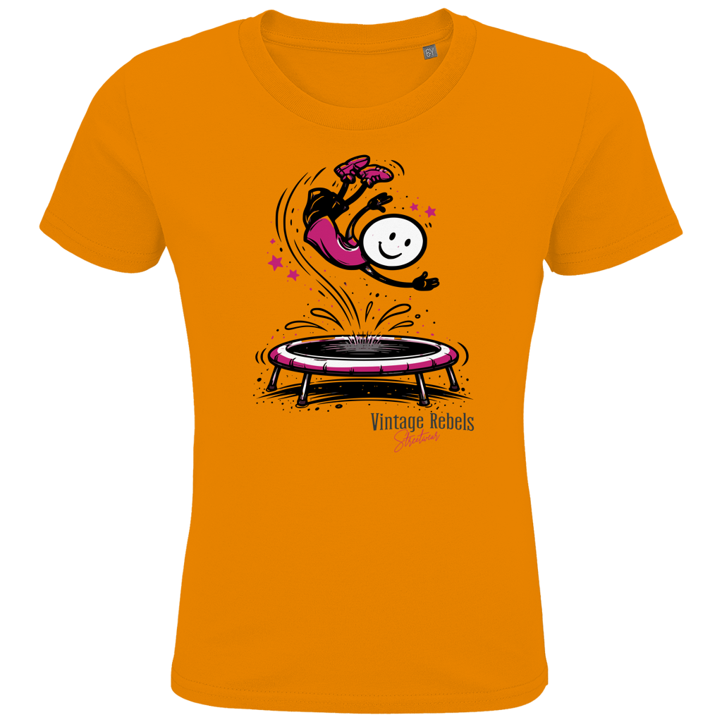 T-Shirt "Trampolin" für Mädchen