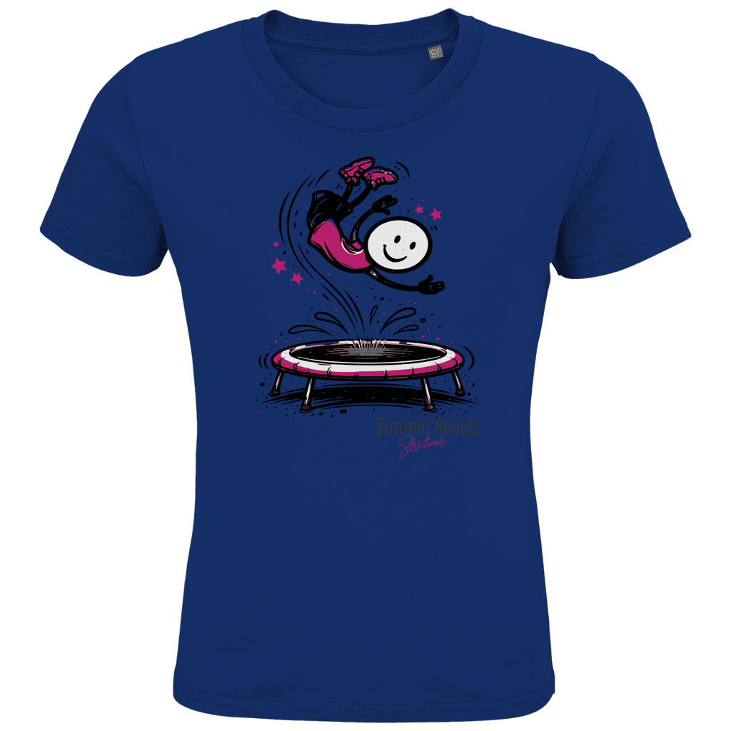 T-Shirt "Trampolin" für Mädchen
